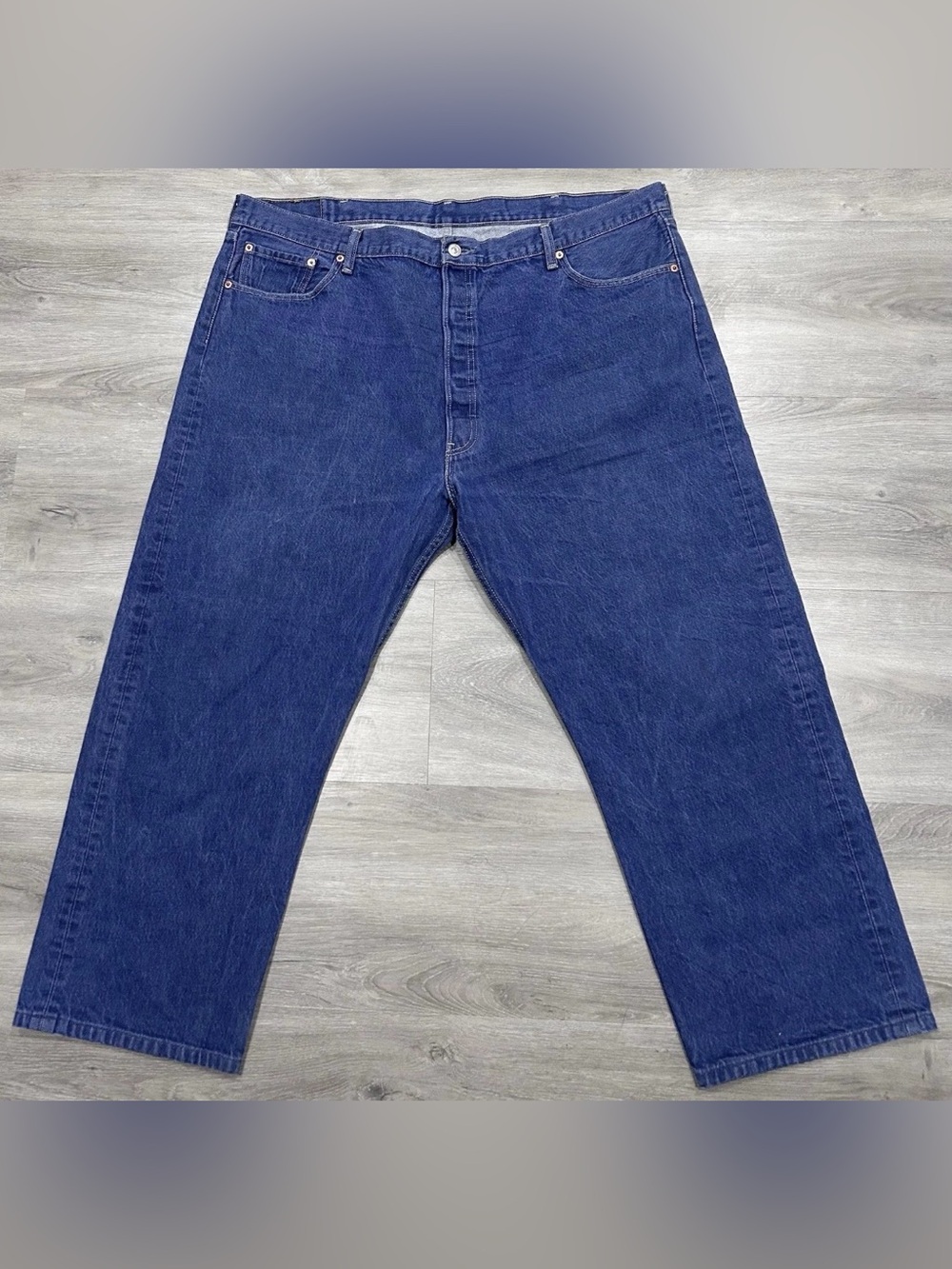 Levi's 501 Original Fit Jeans Men’s 46x34 Measured 44x27 Medium Wash Button Fly